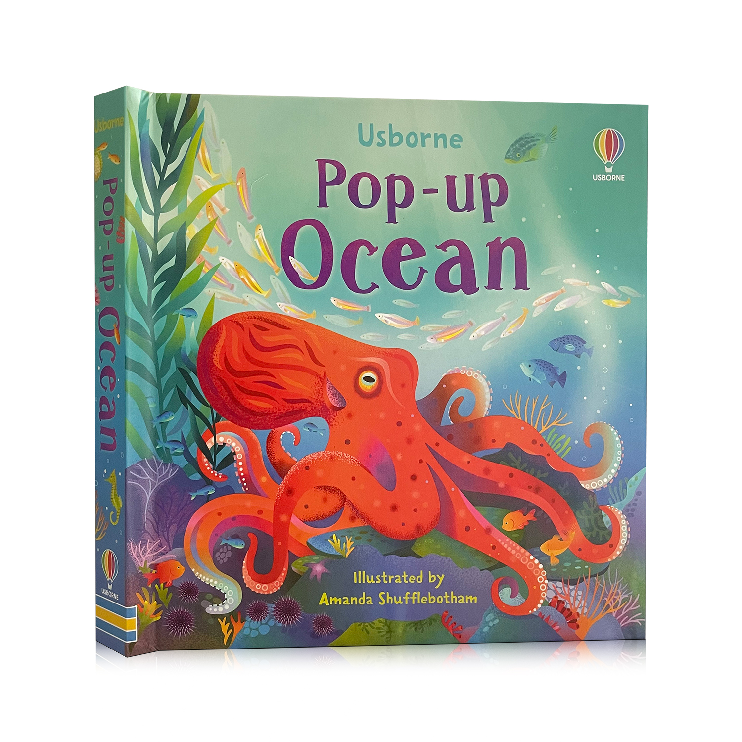 หนังสือป๊อปอัพ Usborne Pop-up Ocean Board Book 3D Flip Picture Book English Learning Educational Book หนังสือPop-up Book นิทาน 3 มิติ หนังสือภาพเด้ง หนังสืออ่านก่อนนอน นิทานก่อนนอน นิทานภาษาอังกฤษ