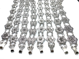 สินค้า Vintage jewelry antique jewelry set Isaan flower belt Lanna Thai series antique silver gold b