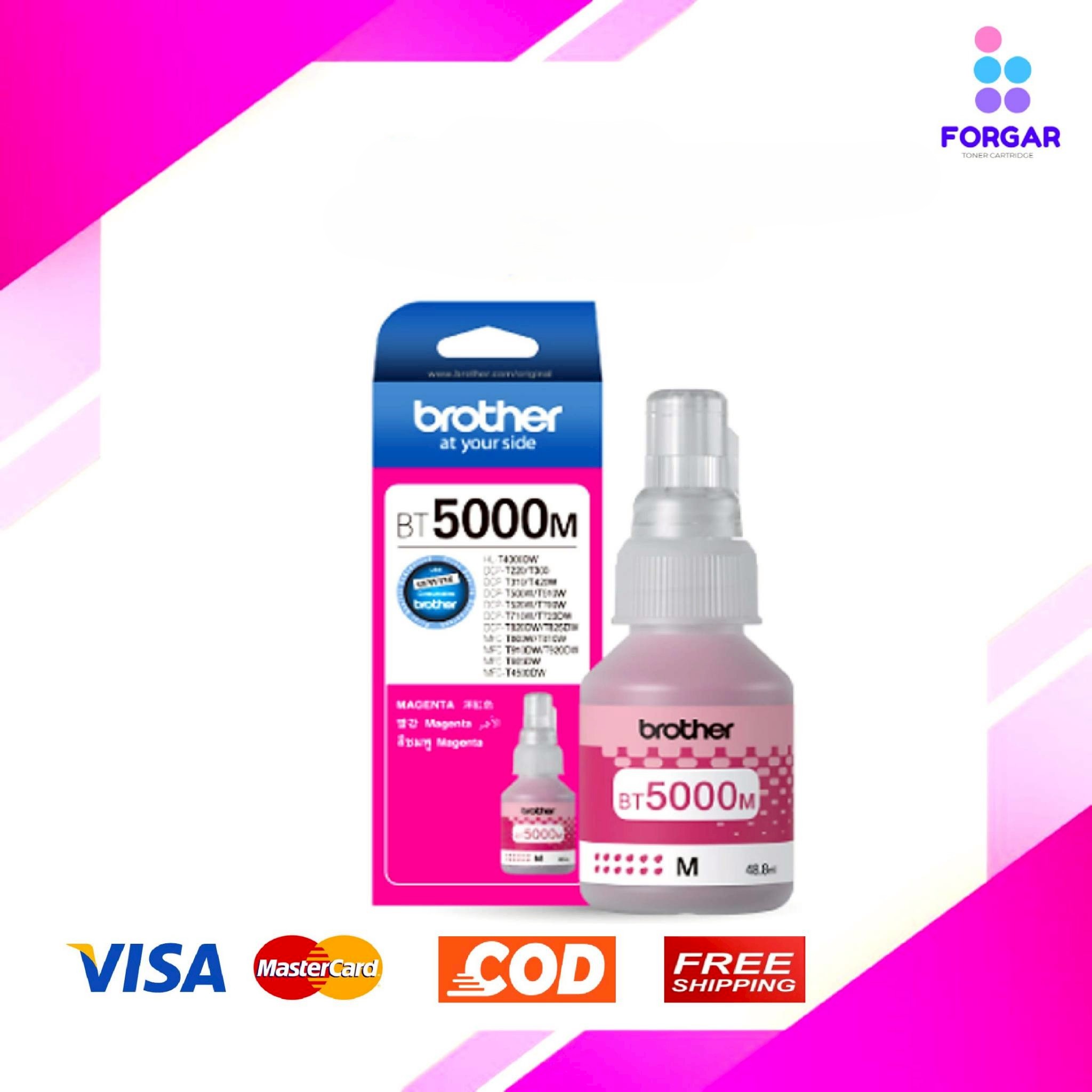 Brother Bt-5000M Magenta, Magenta Inkjet Refill Ink. ราคา 170 บาท*ส่งฟรี