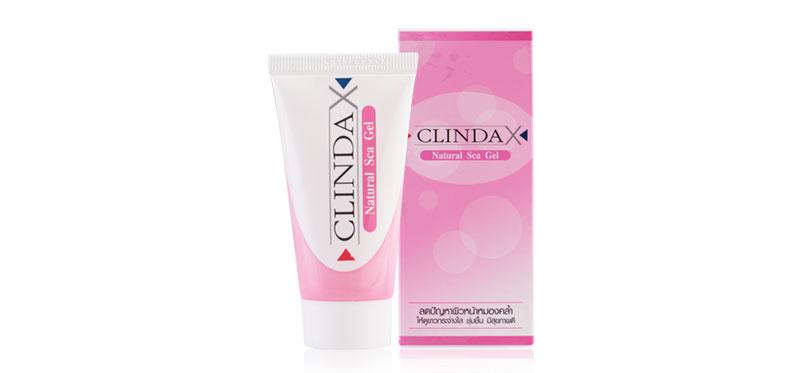 ClindaX Natural Sca Gel 25g รอยดำอันเกิดจากสิวจัดการด้วย เจลแต้มสิวเพื่อลดรอยดำ และแผลเป็นจากสิว ลดเลือนจุดด่างดำ ช่วยปรับความสมดุล ฟื้นฟูเซลล์ผิว เผยให้เรียบเนียนอย่างเป็นธรรมชาติ