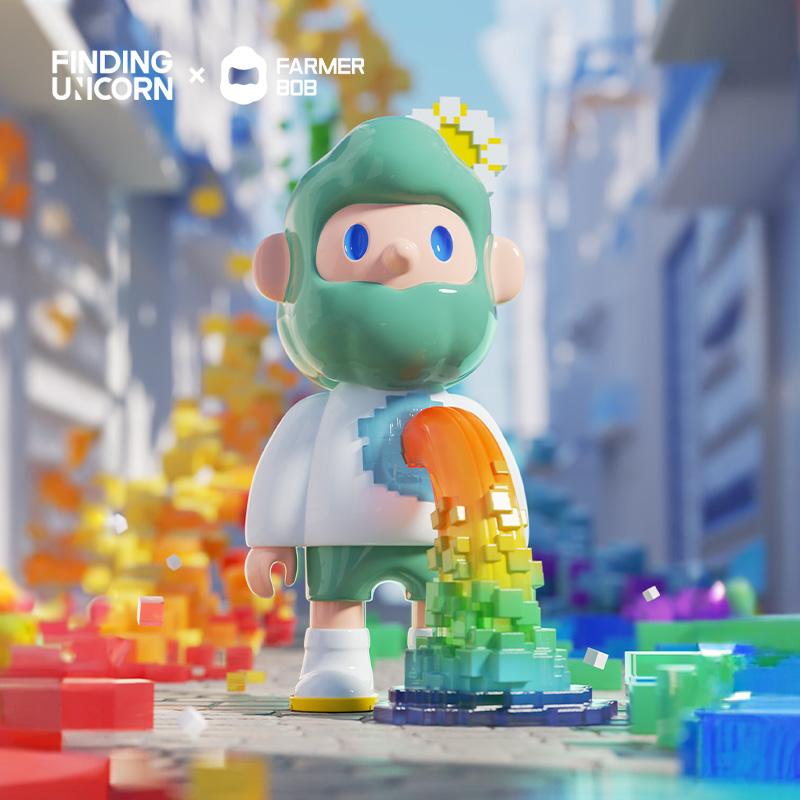 FINDING UNICORN FARMER BOB Next Generation·Pixel Universe Series Blind Box ราคา 550 บาท*ส่งฟรี