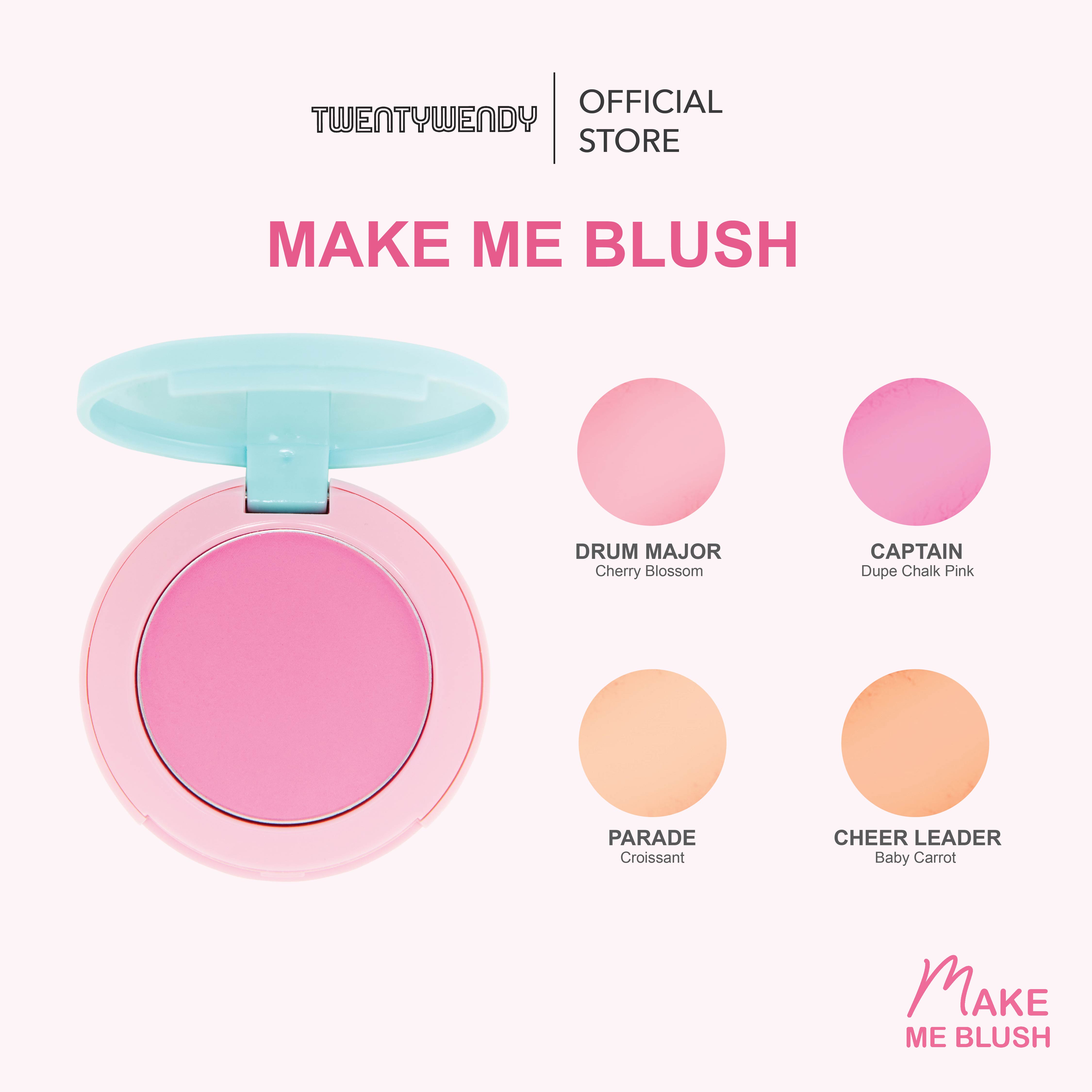 Twentywendy X Daddy | Back to School | Make Me Blush Is a Matte Blush with a Lightweight Texture, Long-Lasting, and Sharp Pigment. ราคา 350 บาท*ส่งฟรี