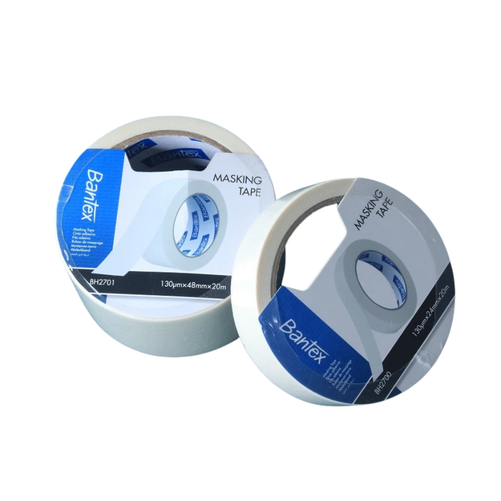 Bantex Chicken Skin Masking Tape, Masking Tape, Masking Paper, Has a Waterproof Coating, Painting Work, Spray Painting, Masking Tape ราคา 26 บาท*ส่งฟรี