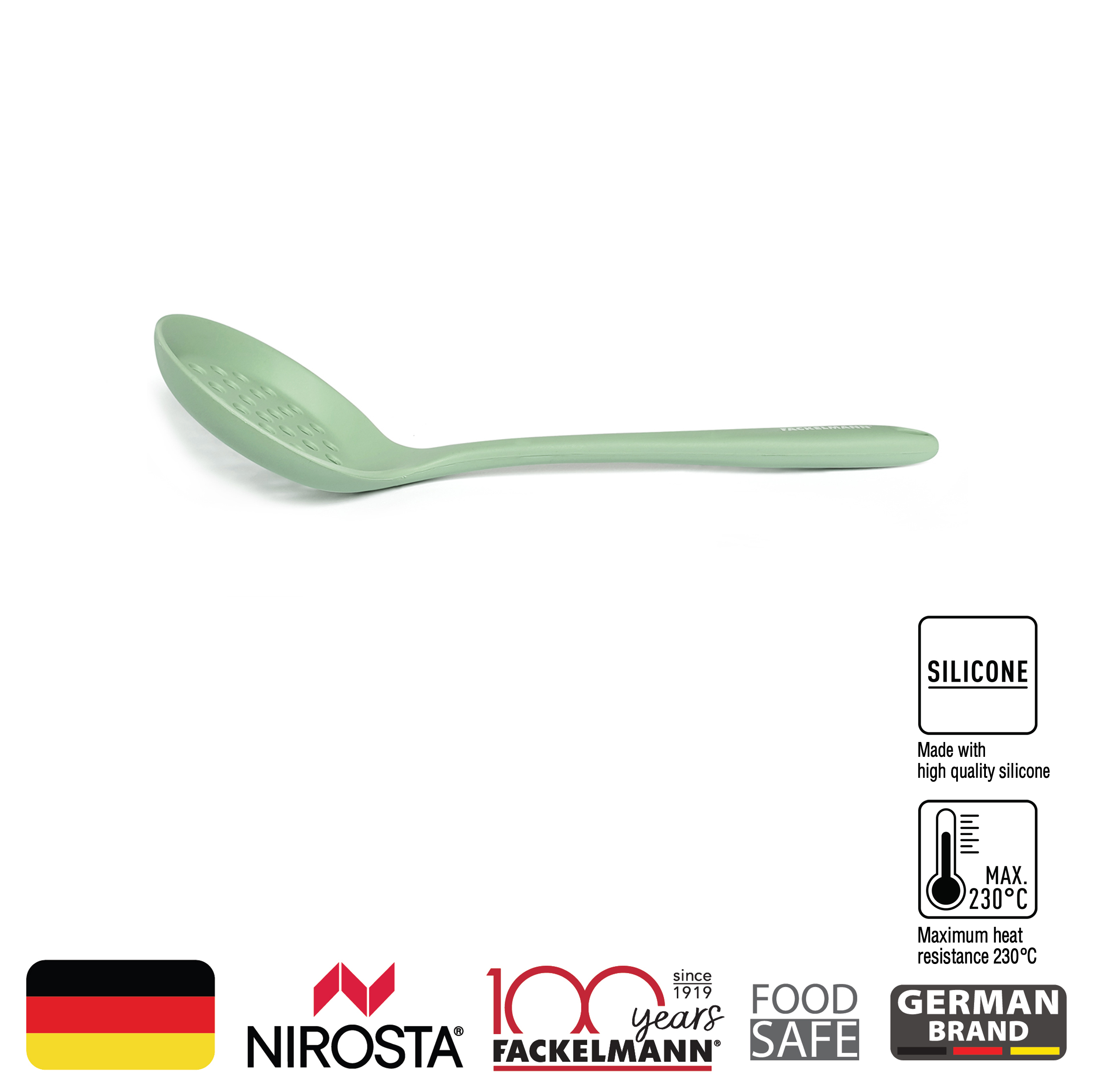 แฟคเคลมานที่ตักของทอดซิลิโคน FACKELMANN SILICONE SKIMMER 6944804572964 ราคา 136 บาท*ส่งฟรี
