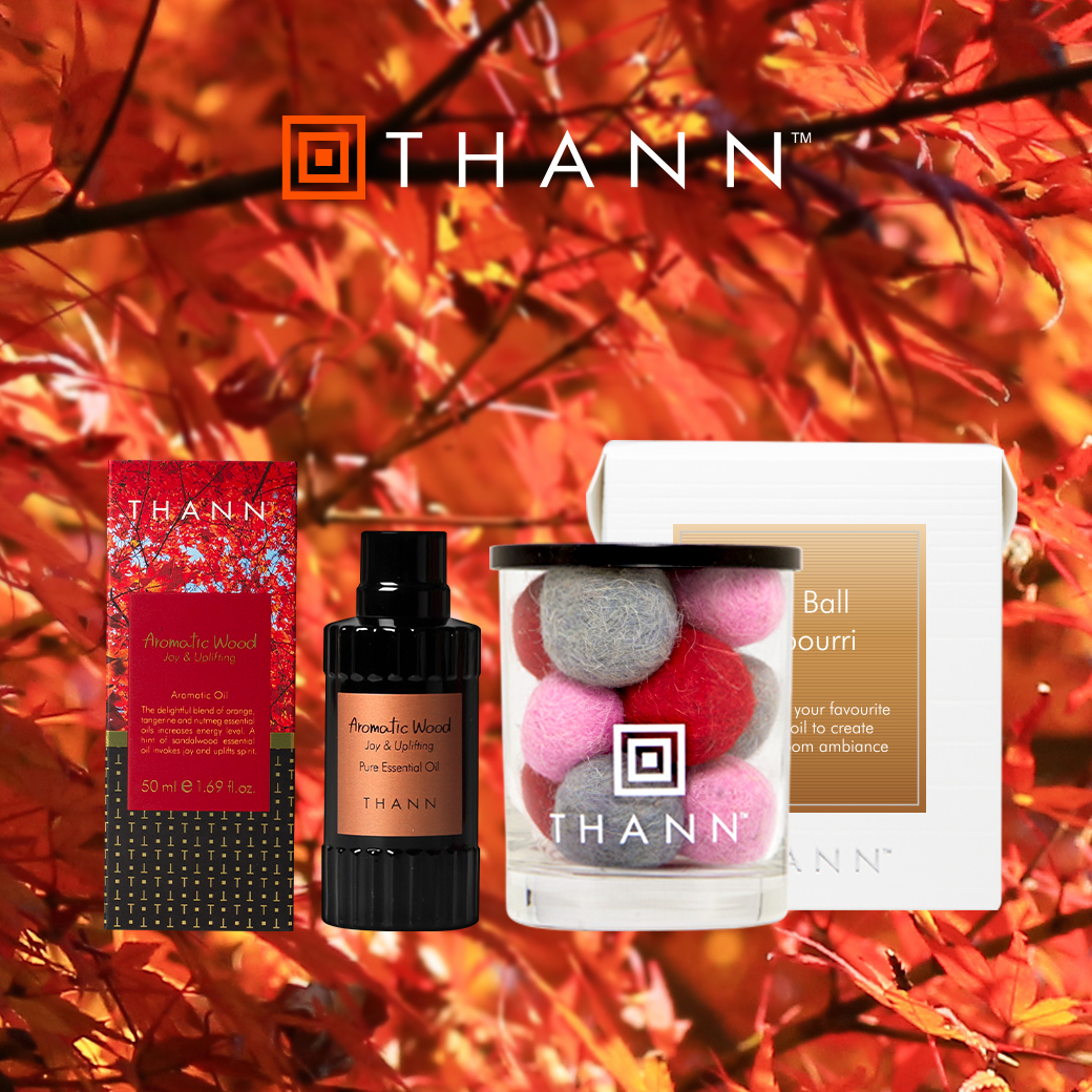 Thann Aromatic Wood Essential Oil 50 Ml. Free Felt Ball Potpourri Fills You with Vitality, Liveliness, and Relieves Anxiety. ราคา 2,050 บาท*ส่งฟรี