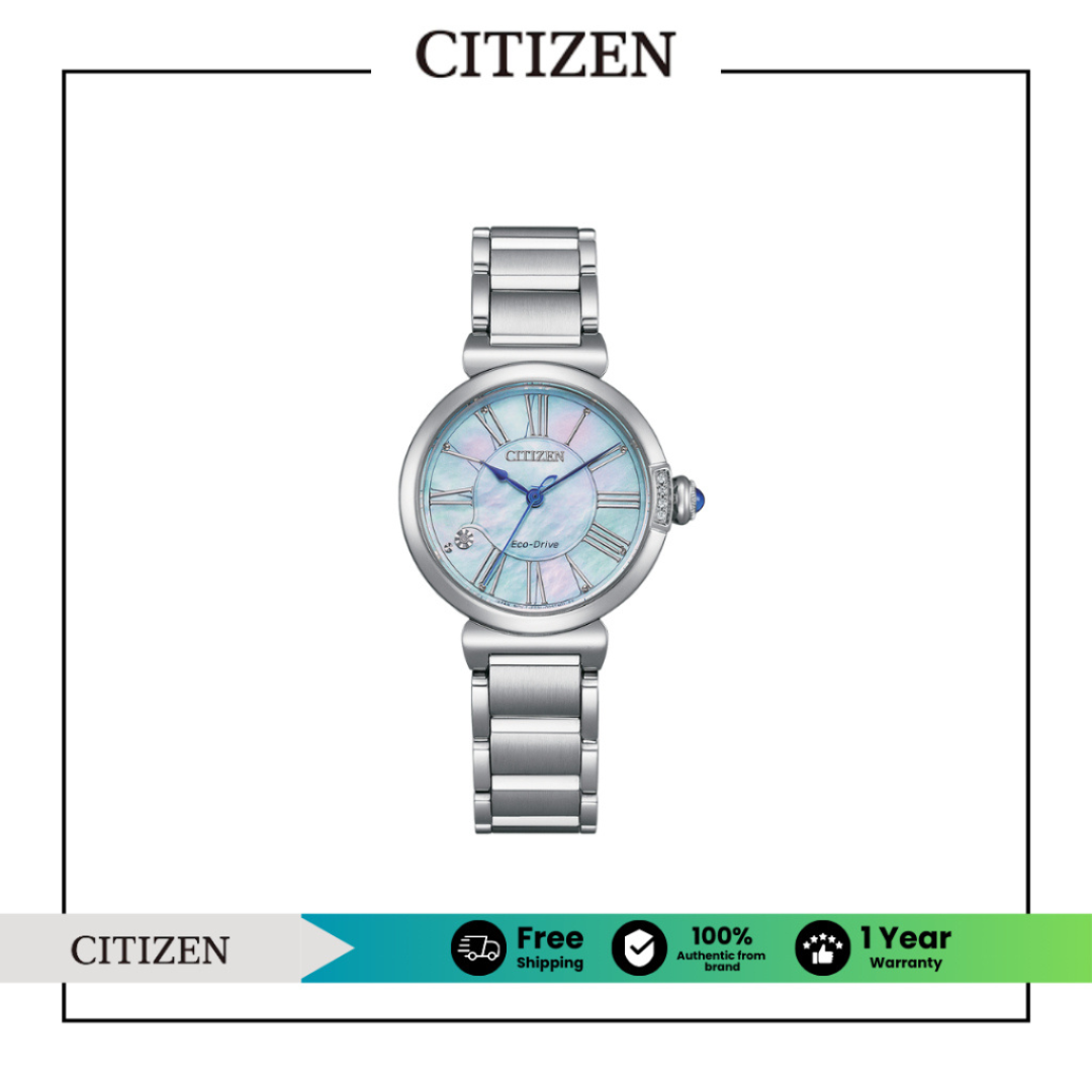 CITIZEN Eco-Drive EM1060-87N Lady Watch ( นาฬิกาผู้หญิงพลังงานแสง ) ราคา 18,360 บาท*ส่งฟรี