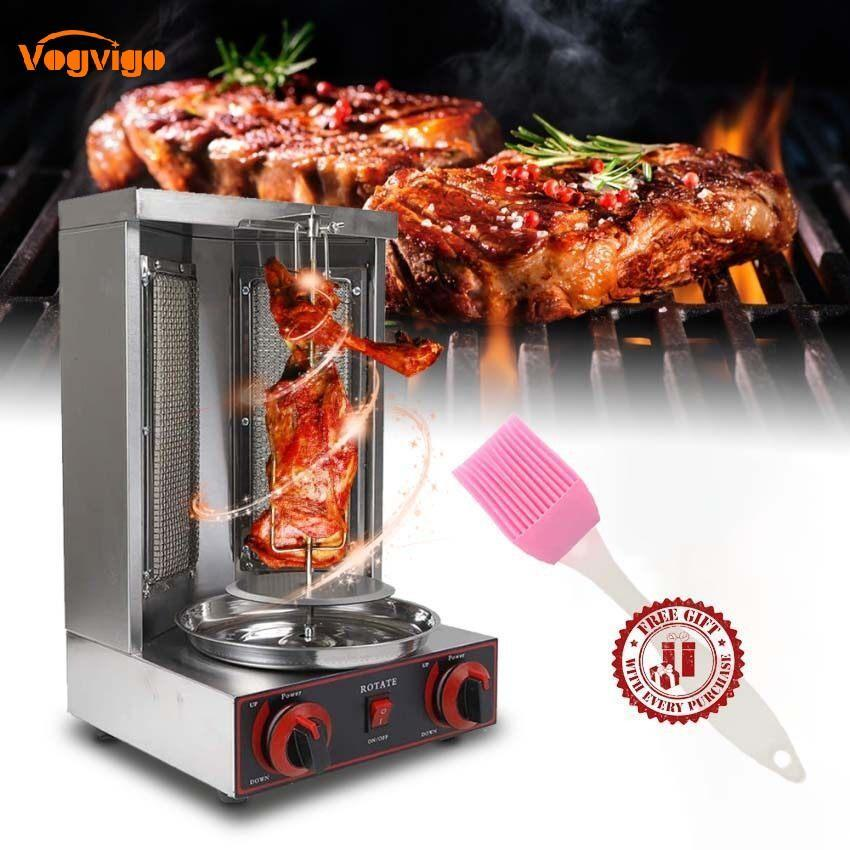 [Free Gift]Grill Machine Propane Doner Kebab Machine Vertical Broiler with 2 Burner ราคา 6,114 บาท*ส่งฟรี