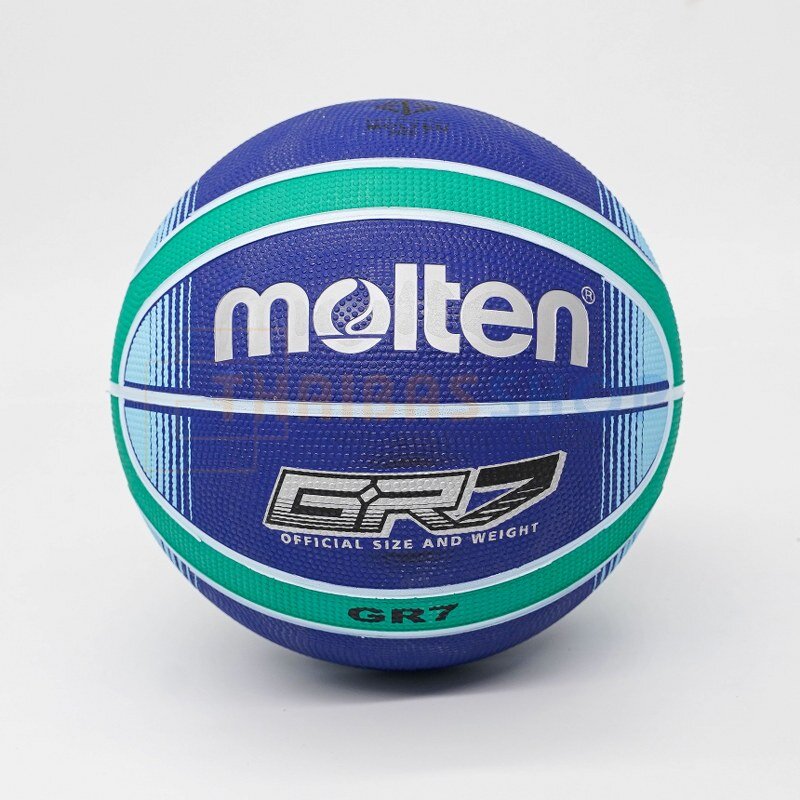 Molle basketball BGRX7-BG size 7 100% genuine. Basketball rubber (100% authentic) - ยี่ห้อ MOLTEN ราคา 338 บาท*ส่งฟรี