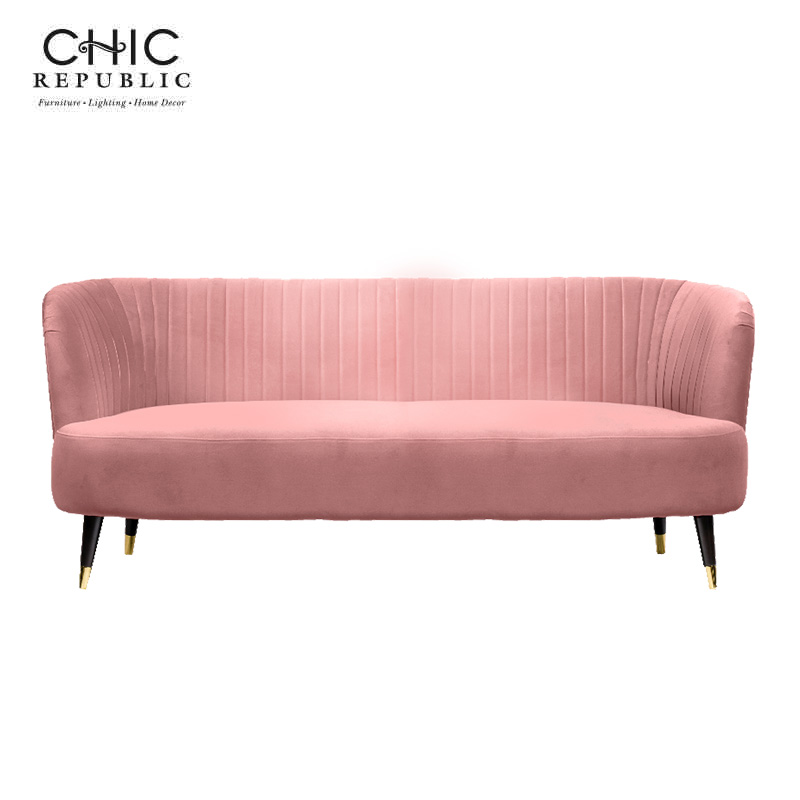 CHIC REPUBLIC DAVENPORT/3 โซฟา 3 ที่นั่ง - สี ชมพู ราคา 34,900 บาท*ส่งฟรี