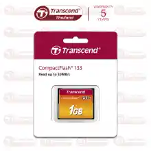 ภาพขนาดย่อสินค้าCompactFlash Card 1GB : CF133: Transcend - รับประกัน 5 ปี - มีใบกำกับภาษี