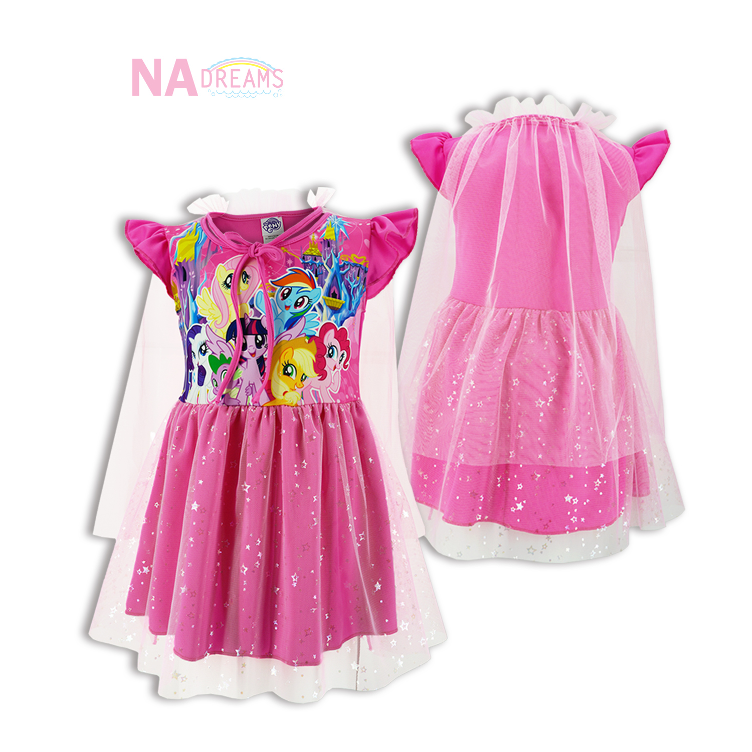 My Little Pony ชุดกระโปรงเด็กหญิง 3 - 5 ปี ชุดเดรสเด็กผู้หญิง โพนี่ My Little Pony จาก NADreams รุ่นเด็กเล็ก ราคา 149 บาท*ส่งฟรี