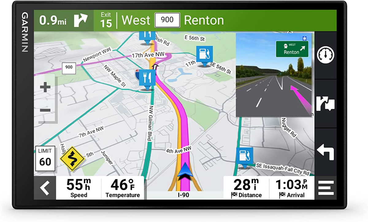 DriveSmart 86, 8-inch Car GPS Navigator with Bright, Crisp High-resolution and Garmin Voice Assist Inch Navigator Lazada.co.th