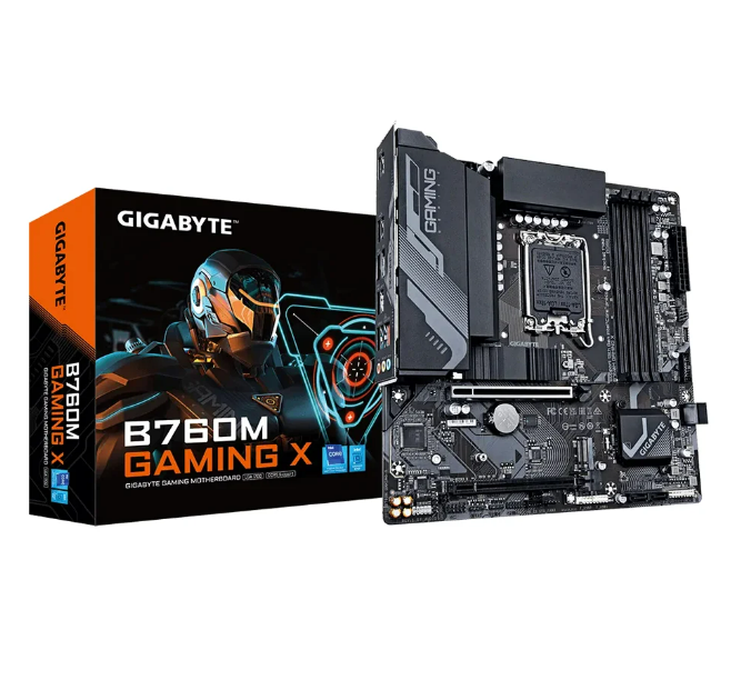 MAINBOARD (เมนบอร์ด) GIGABYTE B760M GAMING X (REV. 1.0) (DDR5) (SOCKET LGA 1700) (MICRO-ATX) เมนบอร์ด ราคา 12,800 บาท*ส่งฟรี
