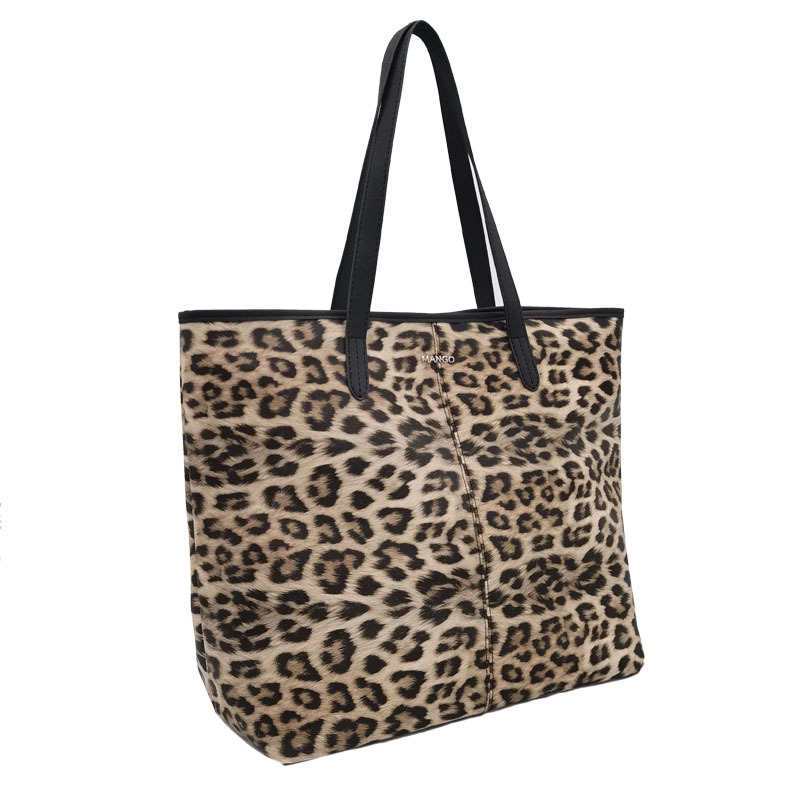 Mango leopard print discount bag