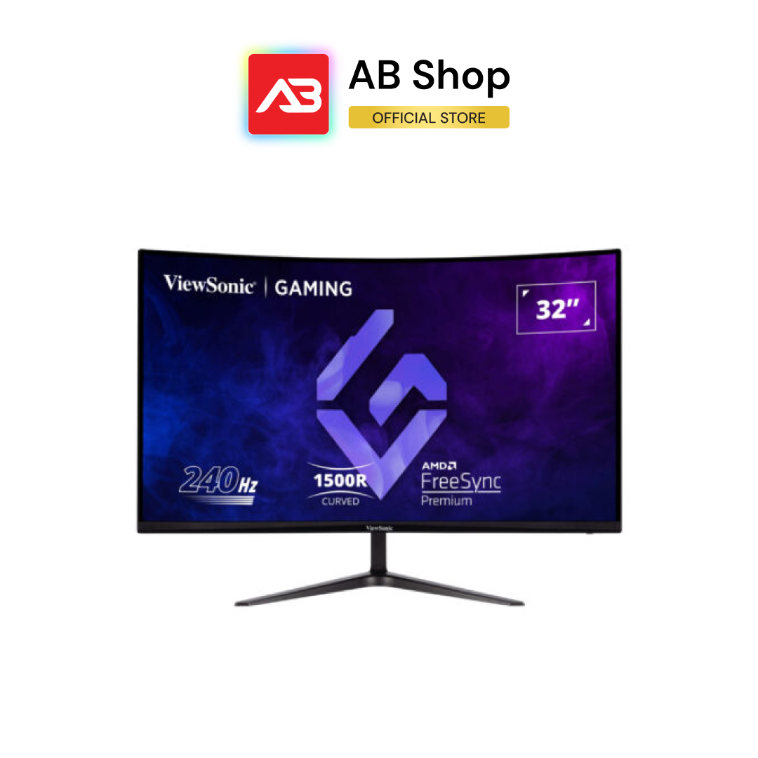 ViewSonic Gaming Monitor 32″ VA FHD(1920×1080) 240Hz มีลำโพง จอโค้ง รุ่น VX3219-PC-MHD ราคา 7,990 บาท*ส่งฟรี