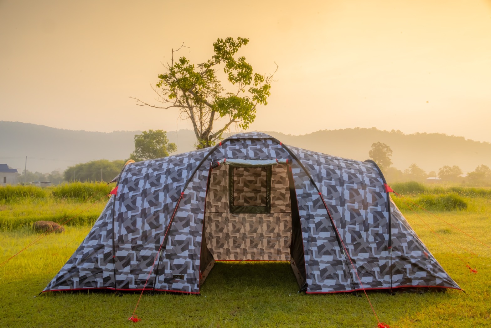 GRAND SPORT : เต็นท์ครอบครัว 2 ห้องนอน สำหรับ 4 - 6 คน รหัส : 311253 ราคา 2,959 บาท*ส่งฟรี