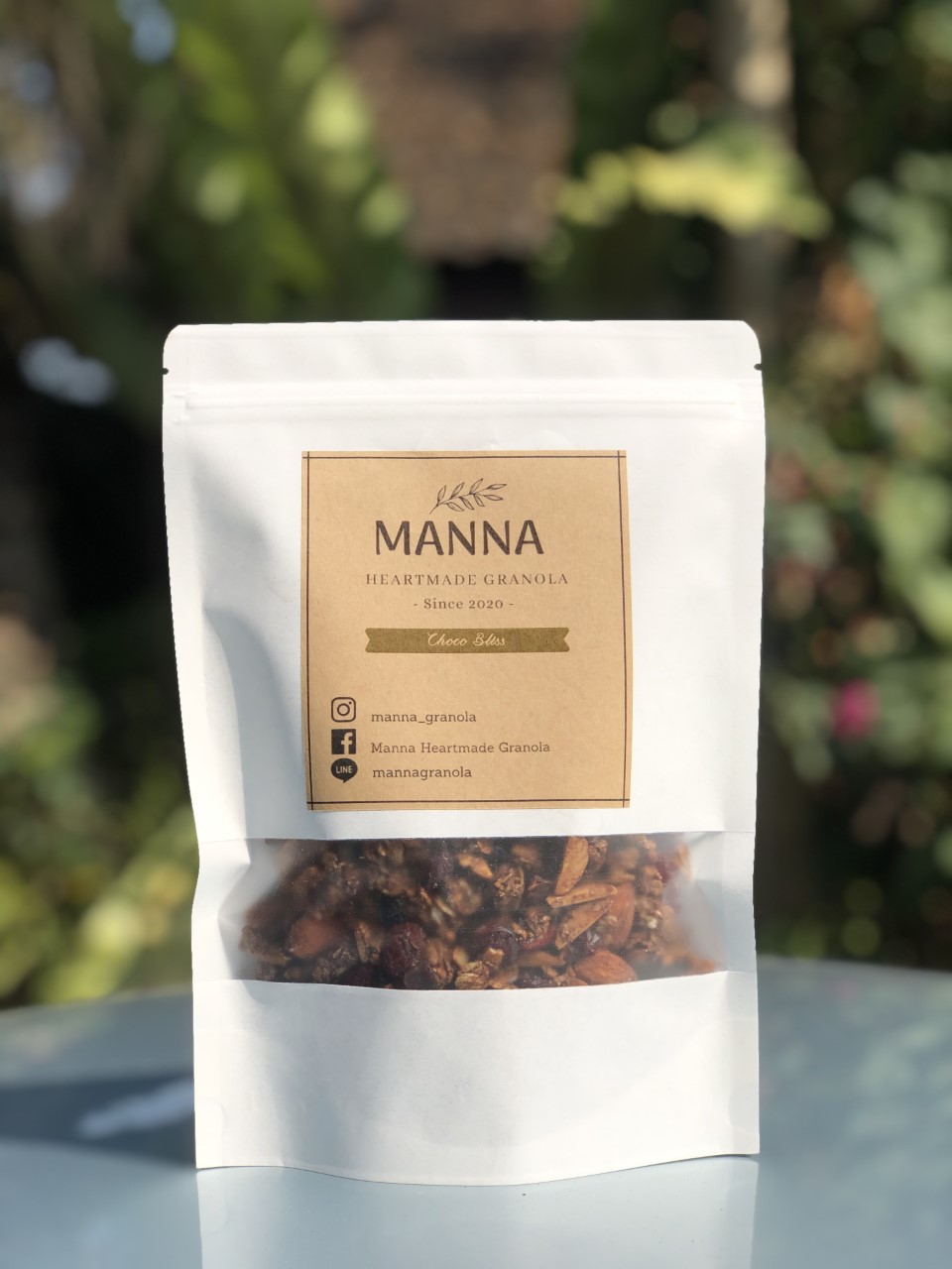 รายละเอียดเพิ่มเติมเกี่ยวกับ Manna Heartmade Granola กราโนล่า Made to Order รสโกโก้ Choco Bliss ขนาดใหญ่ 180 g