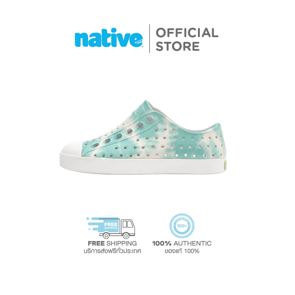 Native รองเท้ากันน้ำเด็กเล็กEVA รุ่น Jefferson Bloom Print Shell White/Shell White/Ocean ราคา 2,590 บาท*ส่งฟรี