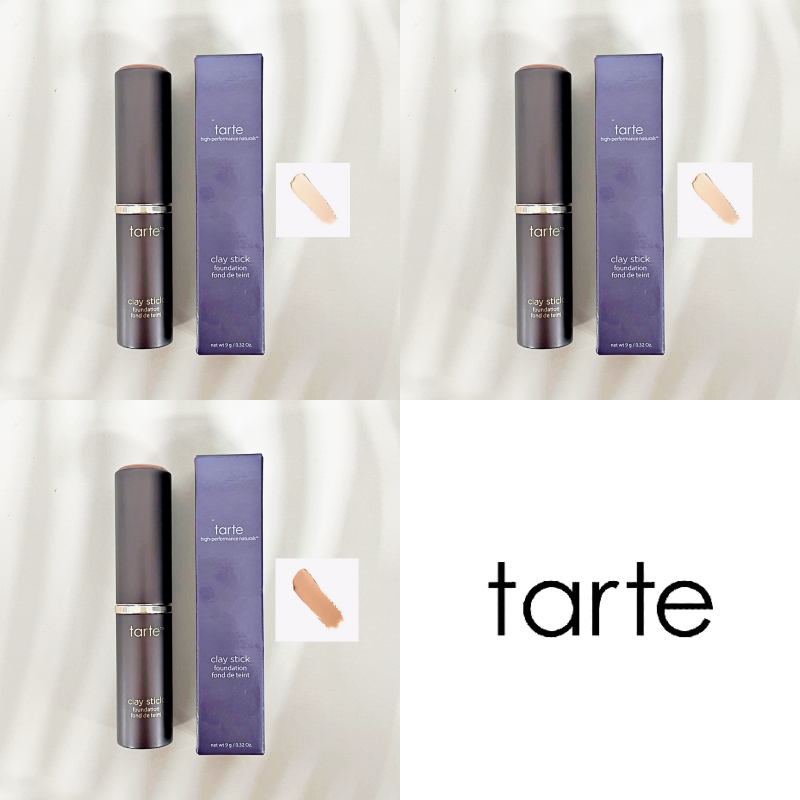 รองพื้นสติ๊ก คอนซีลเลอร์ คอนทัวร์ สูตรวีแกน Clay Stick Foundation Fond De Teint 9g [Tarte®] ราคา 1,358 บาท*ส่งฟรี