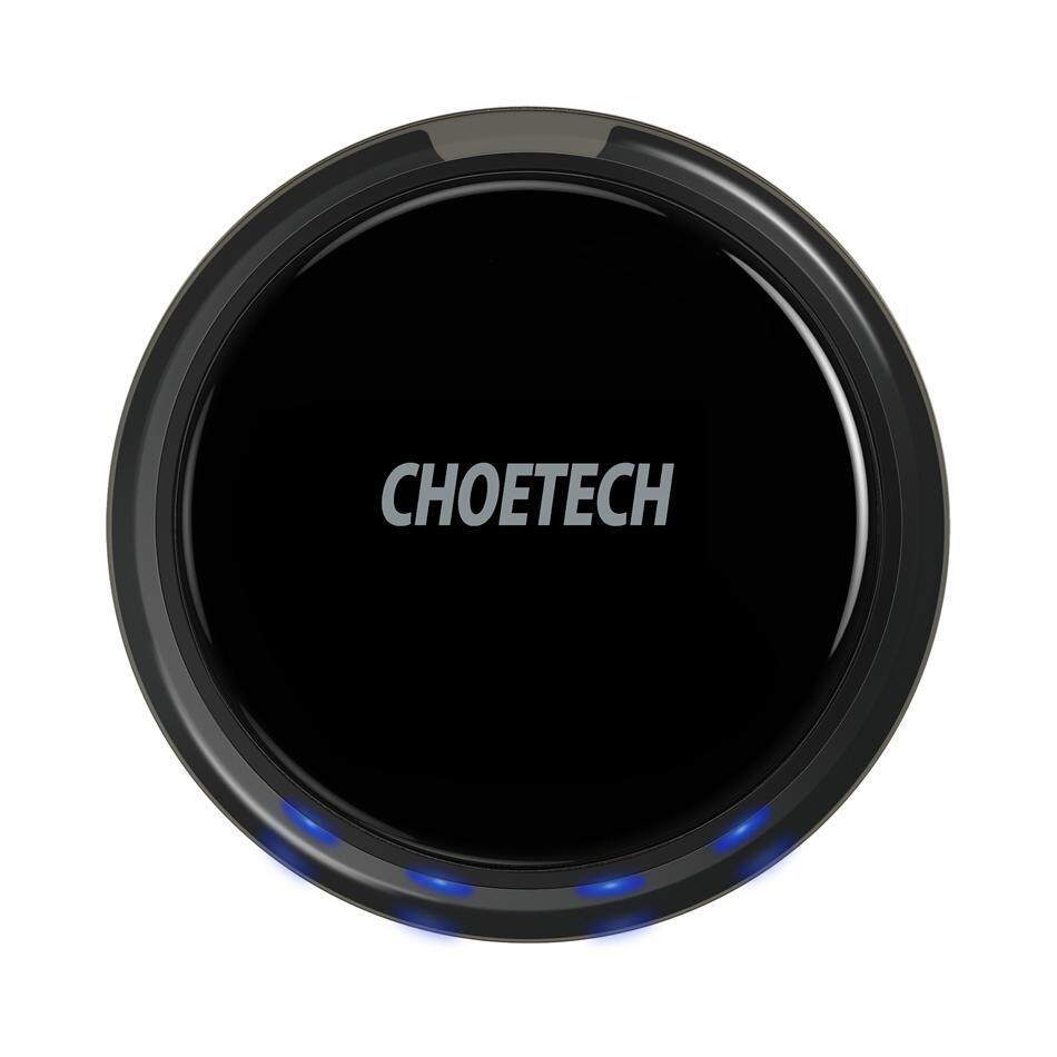CHOETECH ที่ชาร์จไร้สาย ชาร์จเร็ว แท่นชาร์จแบต Wireless Charger for iPhone X Xs Max 8 Plus 5W/10W Qi Wirless Fast Charging Pad for Samsung S10 S8 S9 Plus Charger Pad