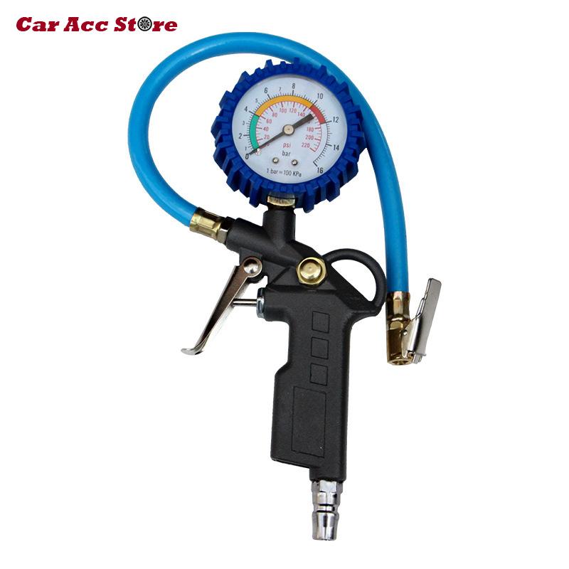 CarACC Mechanical Hydraulic Digital LCD Tire Pressure Gauge Tire Inflator Gauge Tester Manometer