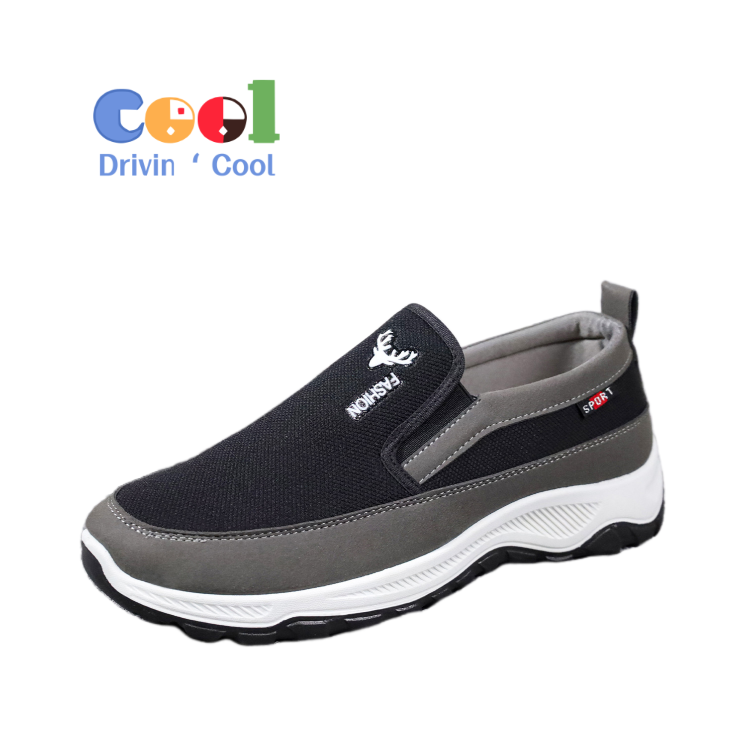 Drivin' Cool รองเท้าทำงานผู้ชายลำลองวัยกลางคนและผู้สูงอายุรุ่นใหม่รองเท้าเดินที่ทนต่อการสึกหรอ ราคา 179 บาท*ส่งฟรี