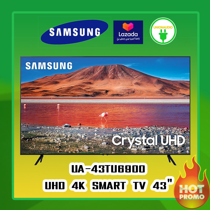 SAMSUNG ซัมซุง UHD 4K SMART TV 43" UA43TU6900 รับประกันราคาถูก UA-43TU6900