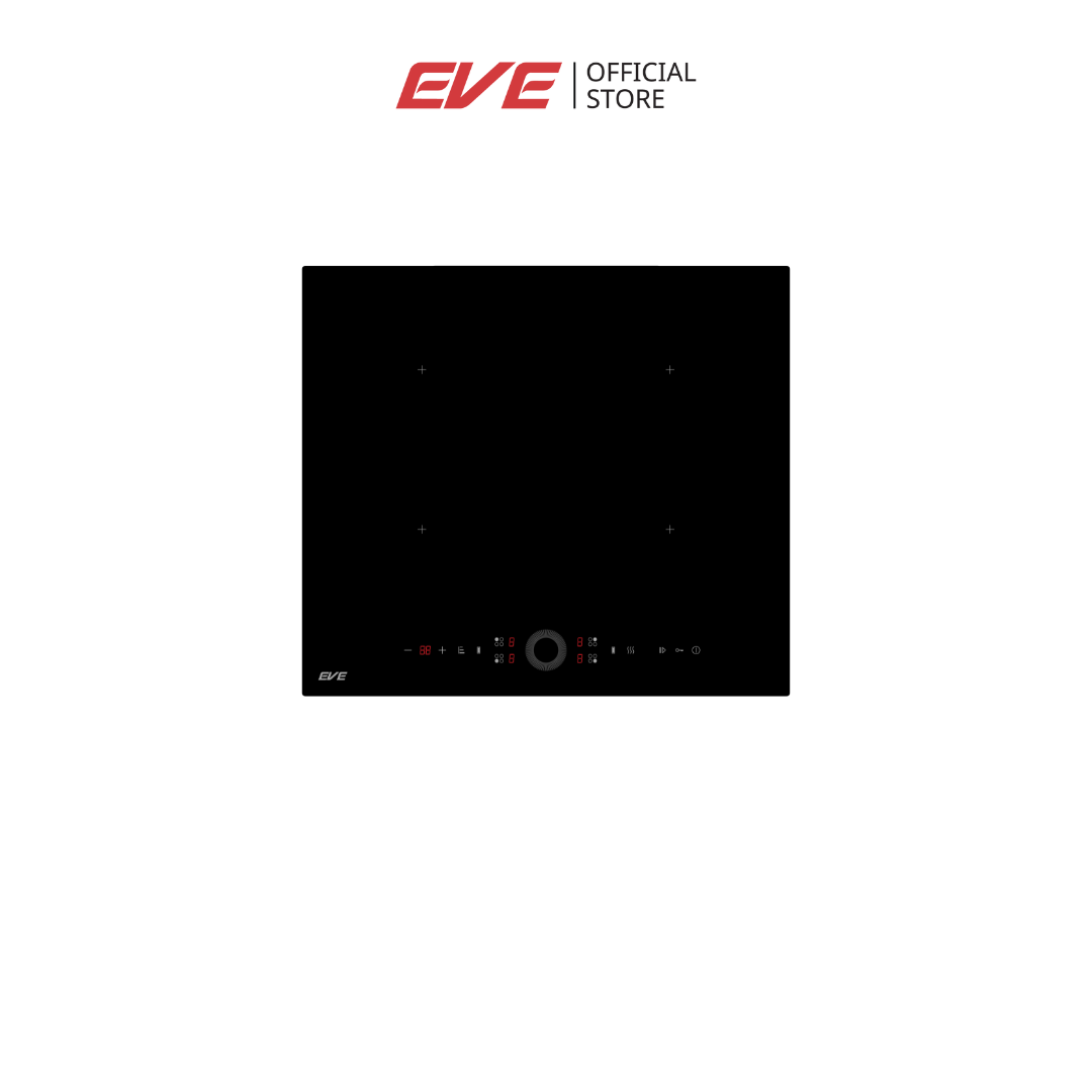 EVE เตาแม่เหล็กไฟฟ้า 4 หัว แบบฝัง (เตา induction) HB60-4INDBRIDGE/TCR ราคา 19,990 บาท*ส่งฟรี