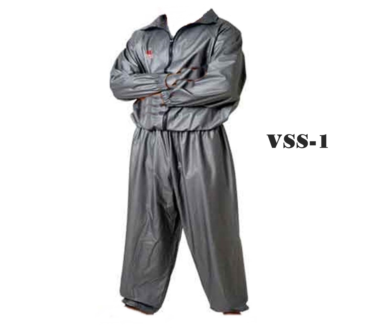 Twins Special Sauna Sweat Suit  VSS-1 Gray weight cuts before fights ( S,M,L,XL,XXL) Small size ชุดลดน้ำหนัก ทวินส์ สเปเชี่ยล ซาวน่า  สีเทา ทำจากไวนิล ของเเท้จากโรงงาน