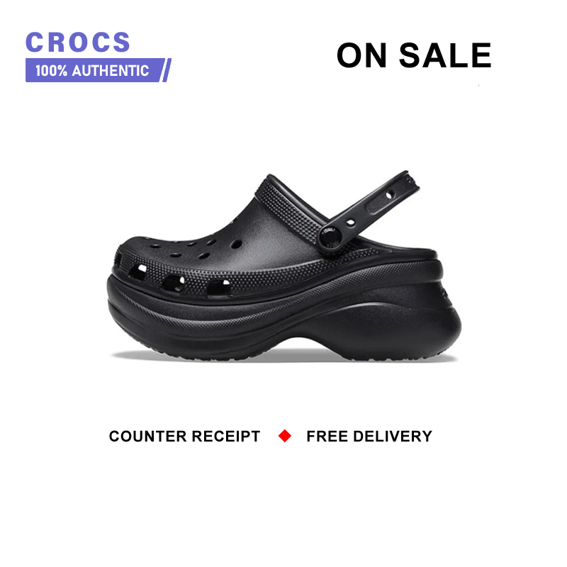 Authentic Crocs Classic Clog " Black " Sports Sandals 206302 - 001 Shopping Mall Same Style ราคา 1,580 บาท*ส่งฟรี