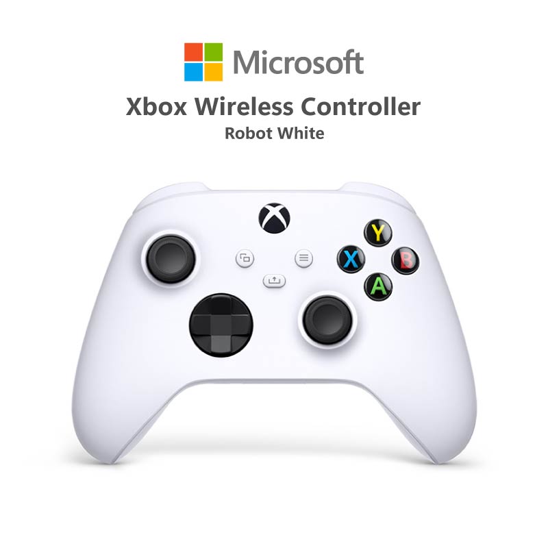 จอยเกมไร้สาย Gamepad Controller Microsoft คอนโทรลเลอร์ไร้สาย Xbox, โรบ็อตสีขาว ราคา 2,590 บาท*ส่งฟรี