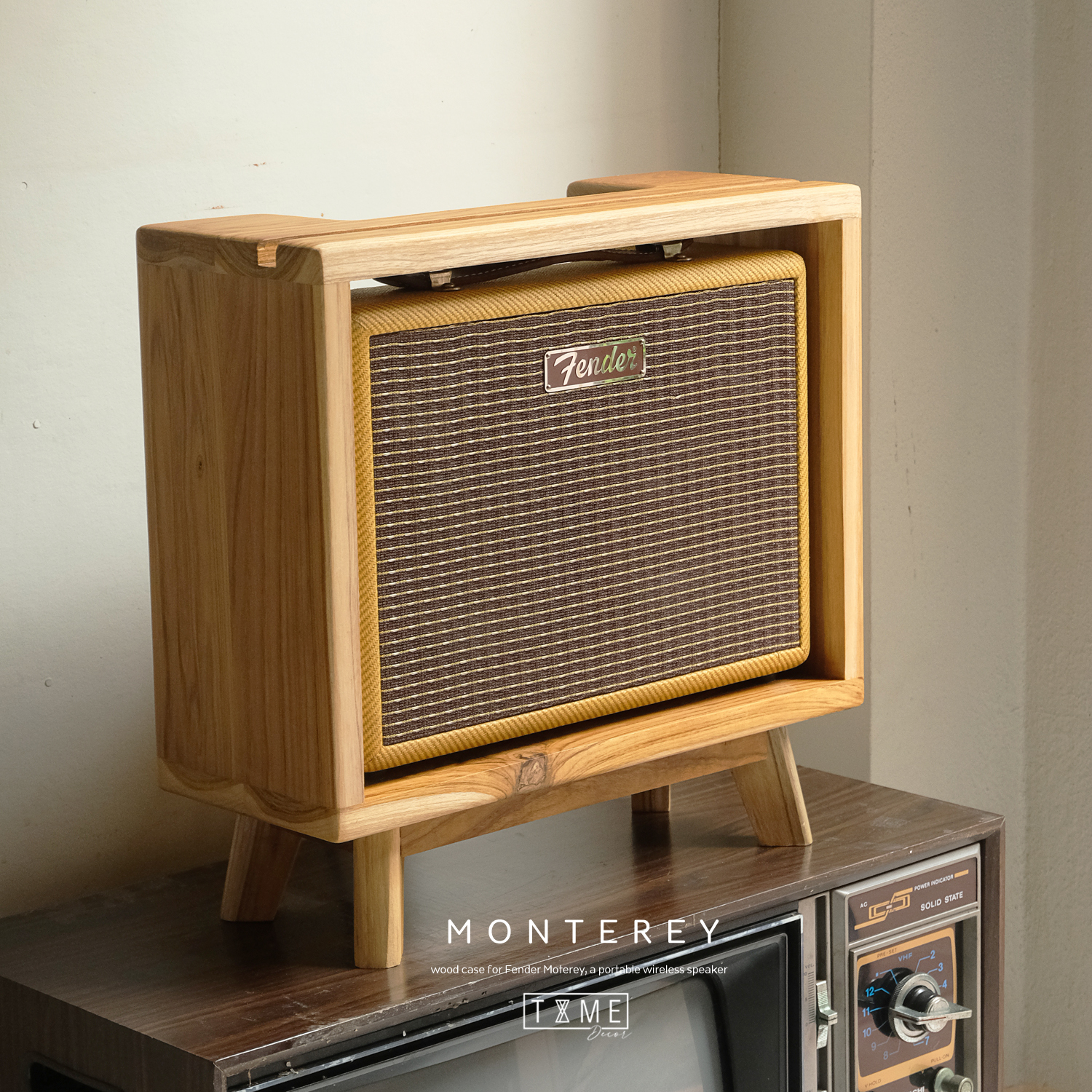 ชั้นวางลำโพง bluetooth สำหรับลำโพง Fender รุ่น monterey ลำโพงบลูทูธ มีช่องวางมือถือ Ipad ราคา 1,260 บาท*ส่งฟรี