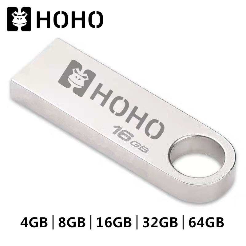 🔥 Hoho Portable Metal Flash Drive 4Gb 8Gb 16Gb 32Gb 64Gb USB Flash Drive USB 2.0 3.0 Data Traveler Data Storage Flash Drive Handy Drive Fat Drive Flat Drive
