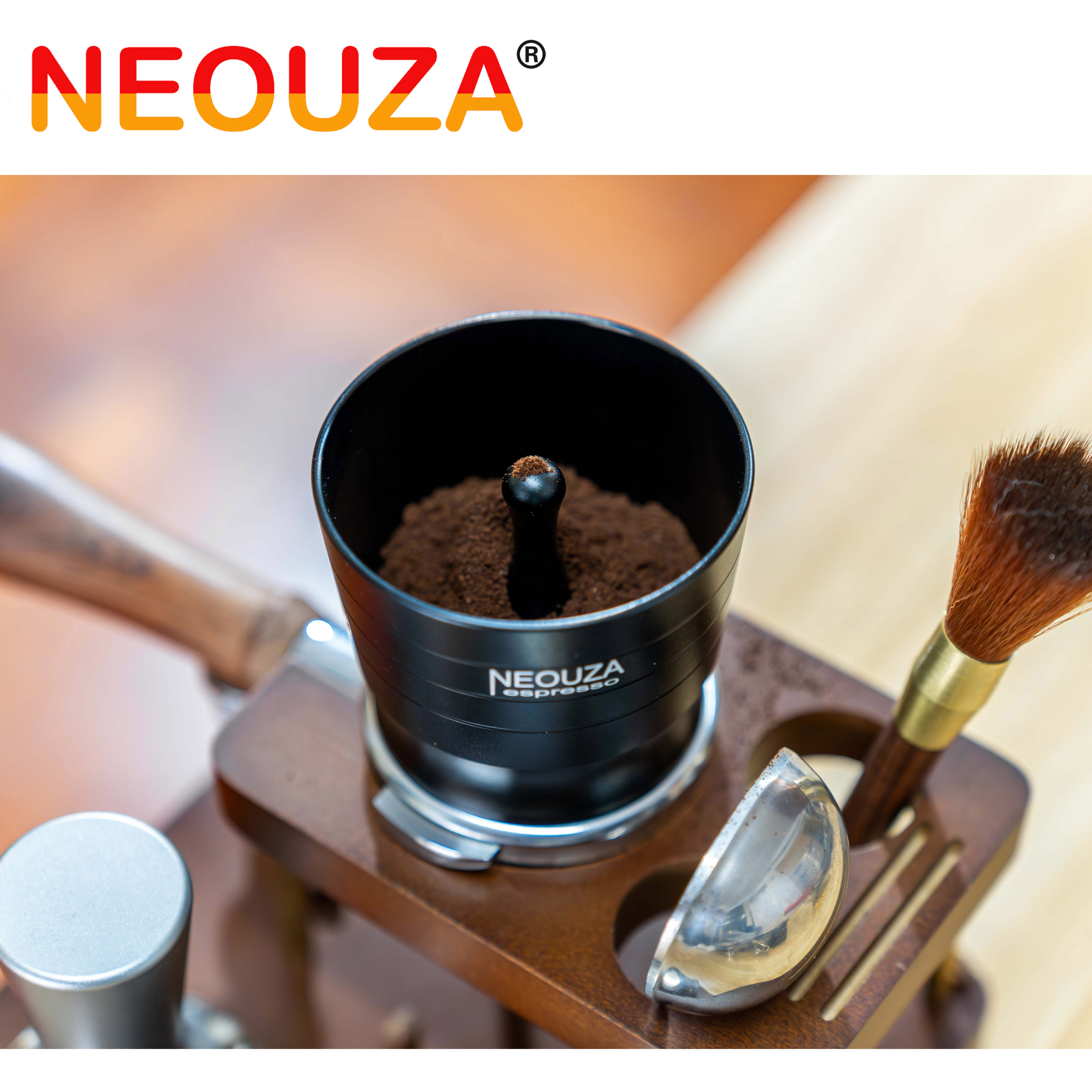 NEOUZA Espresso Dosing Cup Aluminum Alloy Dosing Funnel Compatible with 51mm 58mm Portafilter for Coffee Grinder Splashproof ราคา 316 บาท*ส่งฟรี
