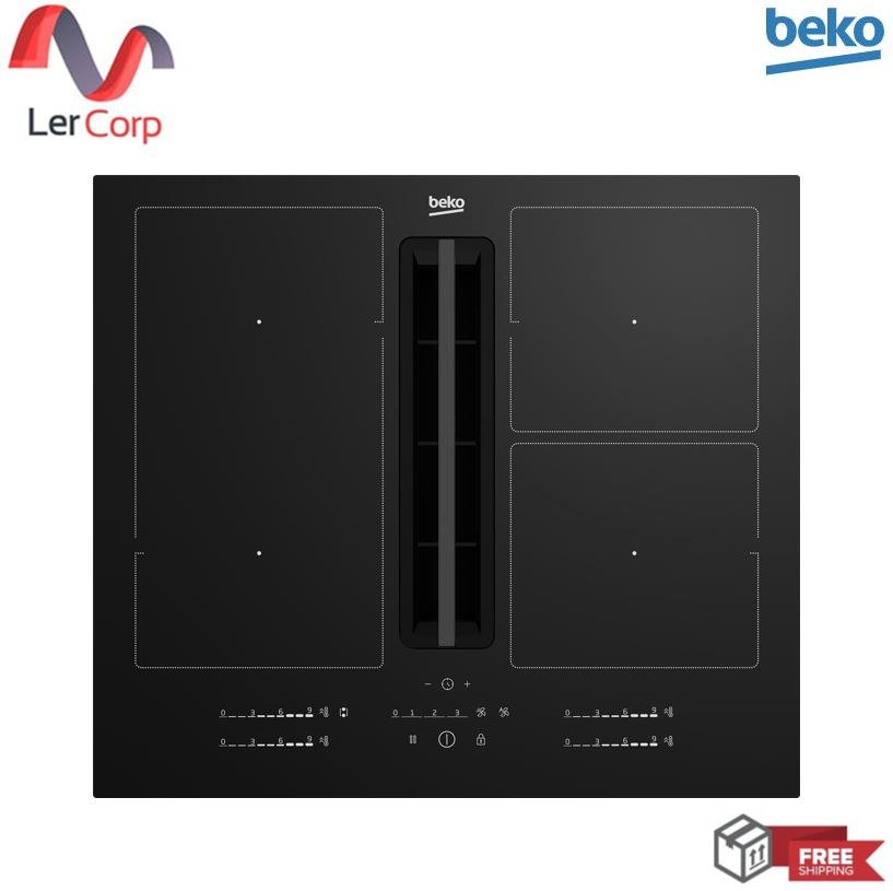 (Beko) เตาฝังพร้อมที่ดูดควันในตัว (Induction, 60 ซม.) HIXI 64700 UF ราคา 89,990 บาท*ส่งฟรี