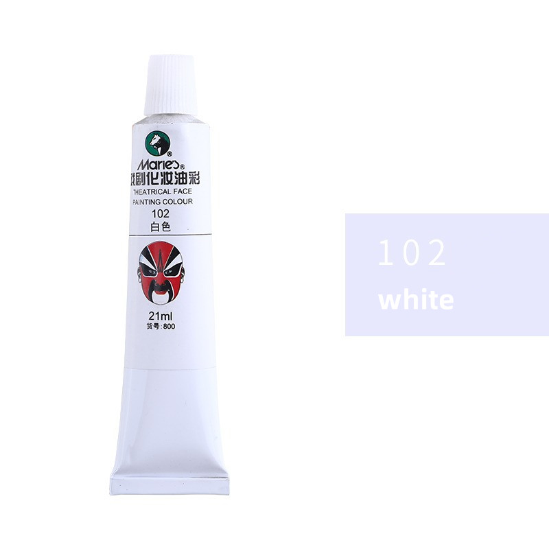 Maries ภาพวาดใบหน้าละครสี 21ML น้ำสีผิวหน้า สำหรับทำหน้าโคตรงิ้ว เหมาะสำหรับ ฮาโลวีน คริสต์มาส Drama Makeup Oil Paint