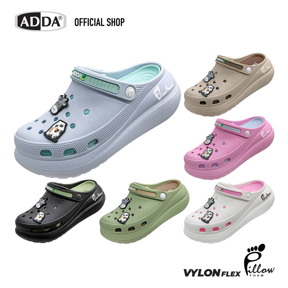 ADDA Pillow Foam รองเท้าแตะ รองเท้าลำลอง สำหรับผู้หญิง รุ่น 5PF01W3 (ไซส์ 1-7) ราคา 318 บาท*ส่งฟรี