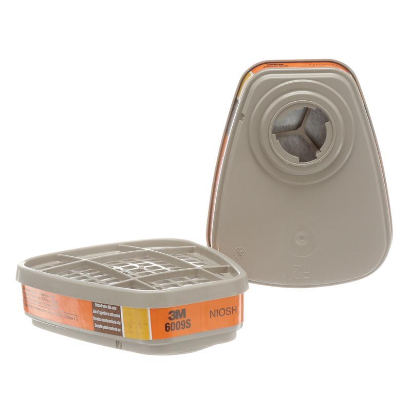 ตลับกรองไอปรอทแก๊สคลอรีน ส้ม-ดำ แพ็ค2ชิ้น 3M 6009S ตลับกรองไอปรอทแก๊สคลอรีน ส้ม-ดำ แพ็ค2ชิ้น 3M 6009S