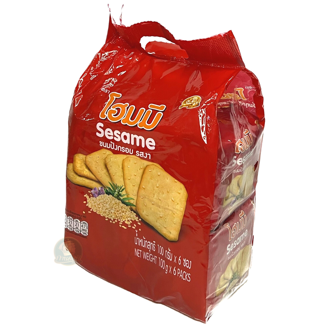 โฮมมี ขนมปังกรอบ รสงา ขนาด 80 กรัม บรรจุ 6 ซอง ราคา 67 บาท*ส่งฟรี