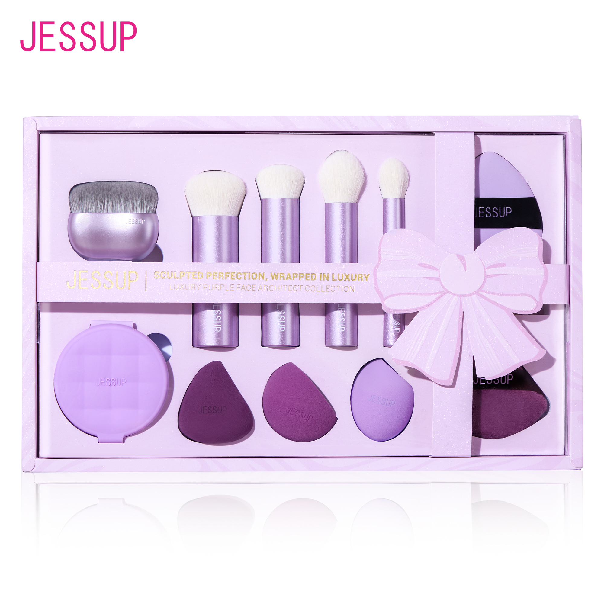 Luxury Purple Face Architect Collection Gift Box Makeup Tool Gift Box T885 ราคา 2,290 บาท*ส่งฟรี