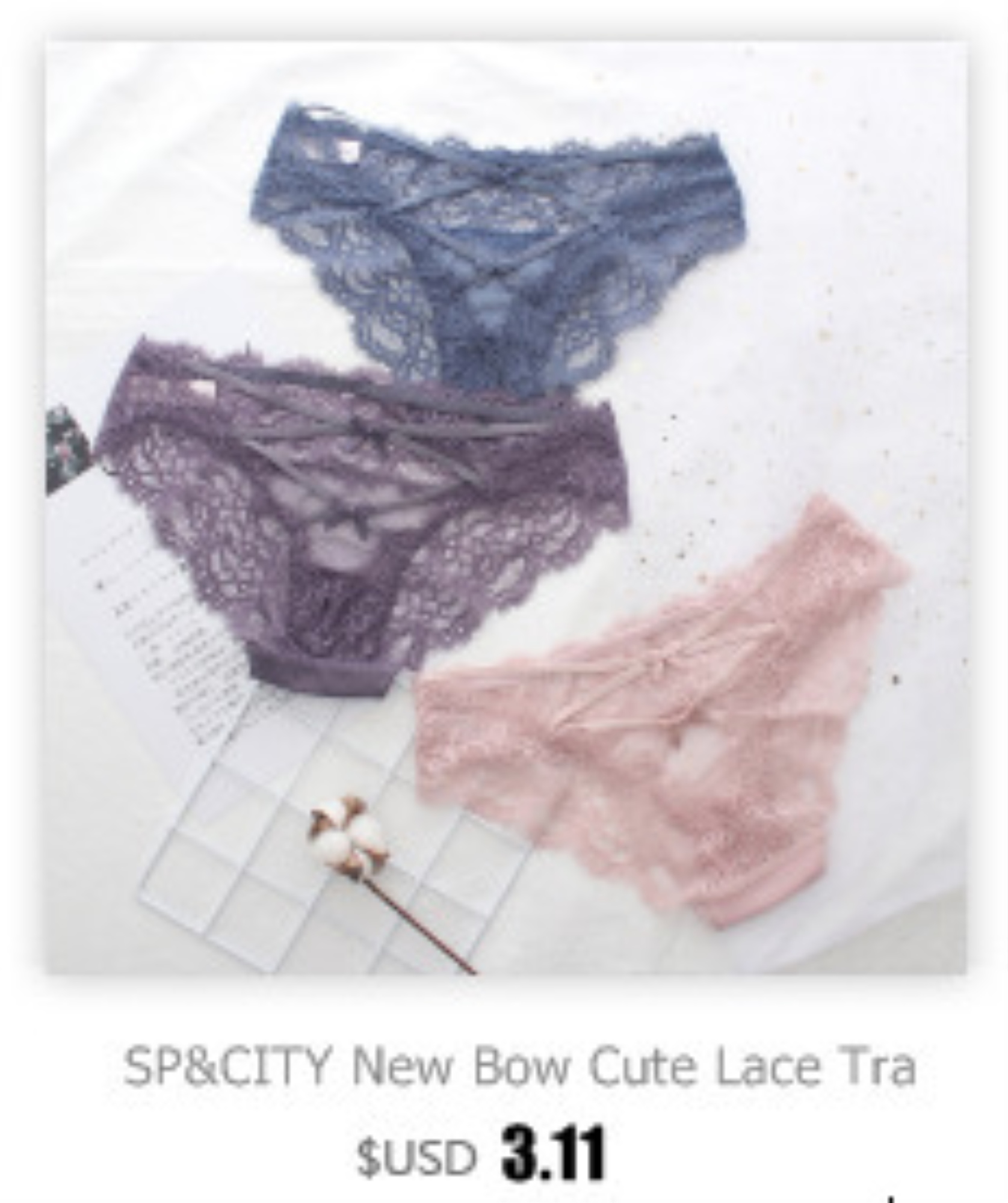 SP&CITY Cute Cartoon Fruit Cotton Girls Underwear Soft Breathable