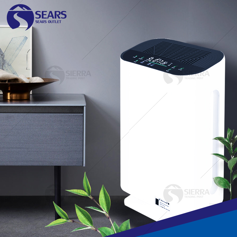 เครื่องฟอกอากาศ Air Purifier เครื่องฟอกอากาศสีขาว กรองได้ประสิทธิภาพมากที่สุด กรองฝุ่น ควัน และสารก่อภูมิแพ้ ไรฝุ่น ตั้งเวลาเปิด/ปิดได้ กำลังไฟฟ้า 35 วัตต์ ความสูง 50 cm