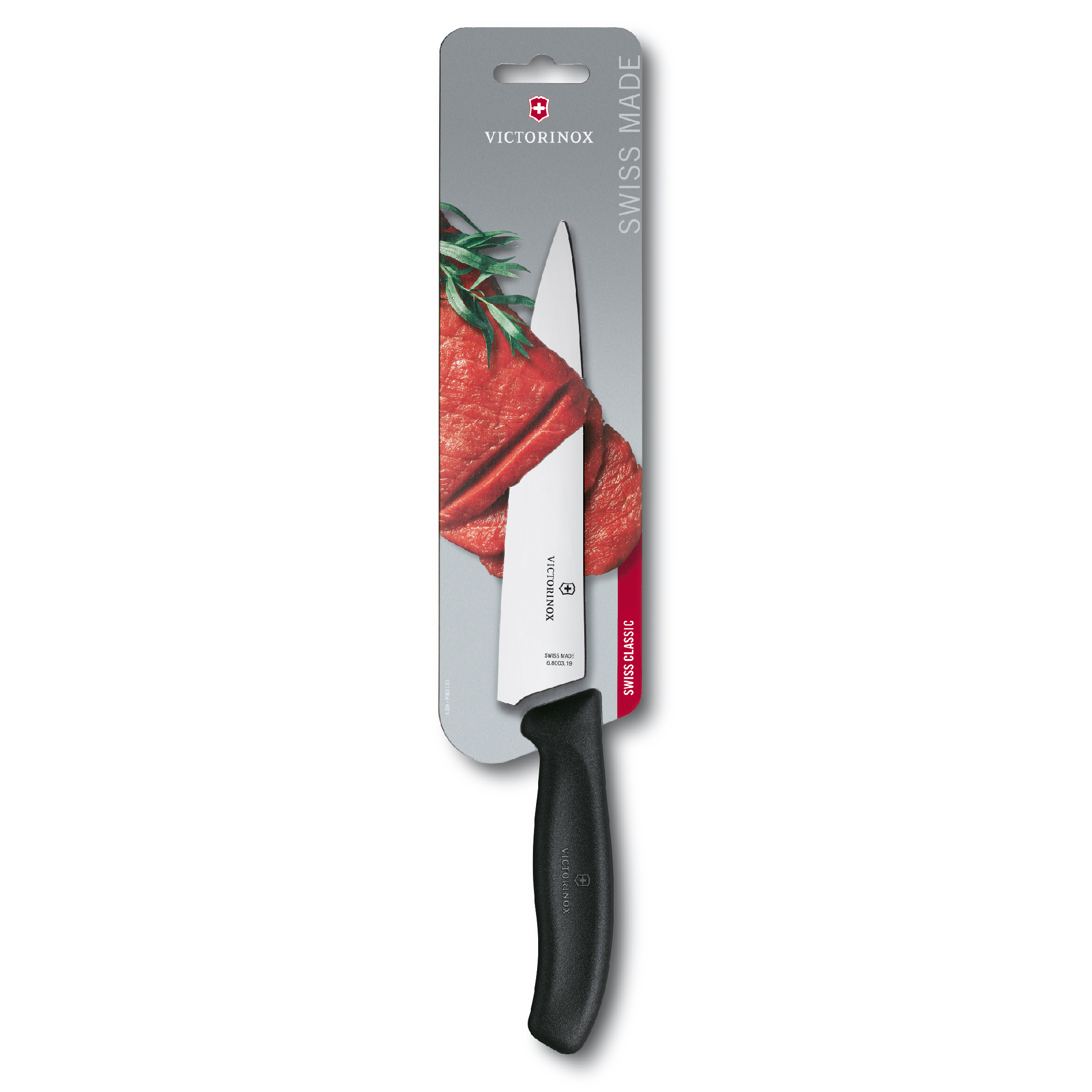 Victorinox มีดครัว Kitchen Knives - Carving Knife Swiss Classic, Black, Blister (6.8003.19B) ราคา 2,690 บาท*ส่งฟรี