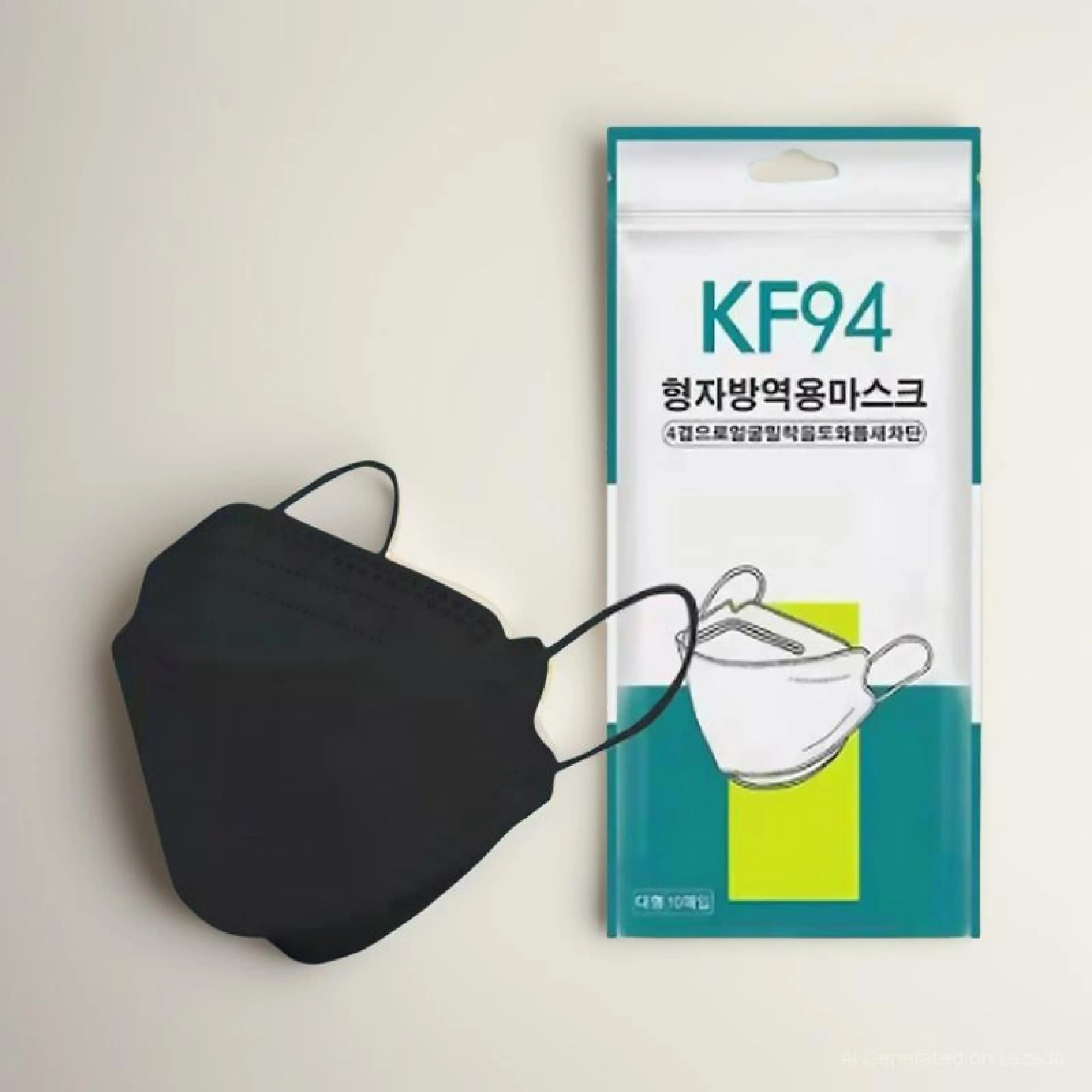 New Model Kf94 4D Korean Mask [Pack of 10 Pieces] Quality Work Pm2.5 4D Health Mask 4D Mask