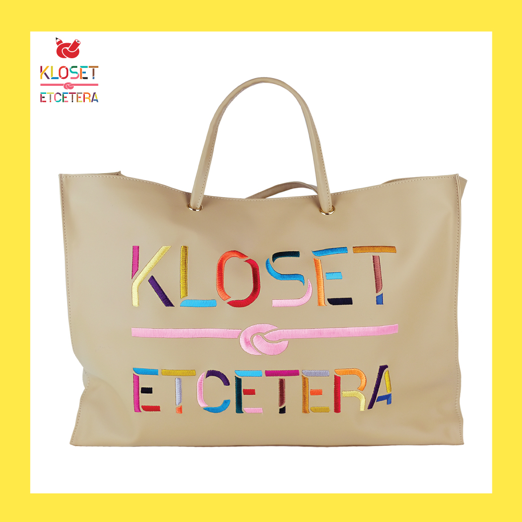 Kloset & Etcetera Signature Tote Bag / L กระเป๋าถือขนาดใหญ่ ราคา 1,837 บาท*ส่งฟรี