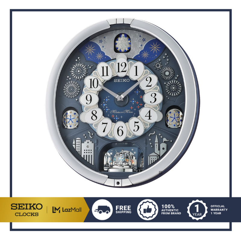 SEIKO CLOCKS นาฬิกาเมโลดี้ รุ่น QXM379S ขนาด 17x15 นิ้ว ราคา 9,400 บาท*ส่งฟรี