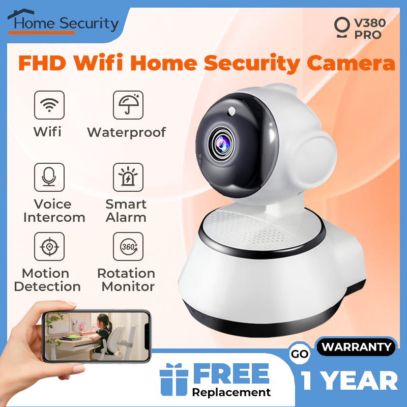 V380 Pro 5MP กล้องวงจรปิด wifi 360° กันน้ํา เสียงสองทาง Infrared night vision การตรวจจับการเคลื่อนไหว กล้องวงจรปิดระยะไกล แจ้งเตือนภาษาไทย ใช้งานง่าย กล้องวงจรปิด ไร้ สาย 5ล้านพิกเซล Outdoor wifi IP Camera กล้องวงจรปิดอัจฉริยะ AI ม ราคา 325 บาท*ส่งฟรี