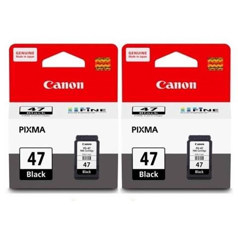 CANON PG-47 BLACK Original ตลับหมึกแท้ (แพคคู่)