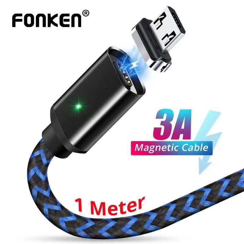 FONKEN Micro USB แม่เหล็กสาย โทรศัพท์ ( มีแยก สาย / หัวแม่เหล็ก / สายพร้อมหัว )สายส่งโทรศัพท์มือถือแม่เหล็กที่ชาร์จเร็ว USB โทรศัพท์มือถือสายชาร์จเร็ว SJX