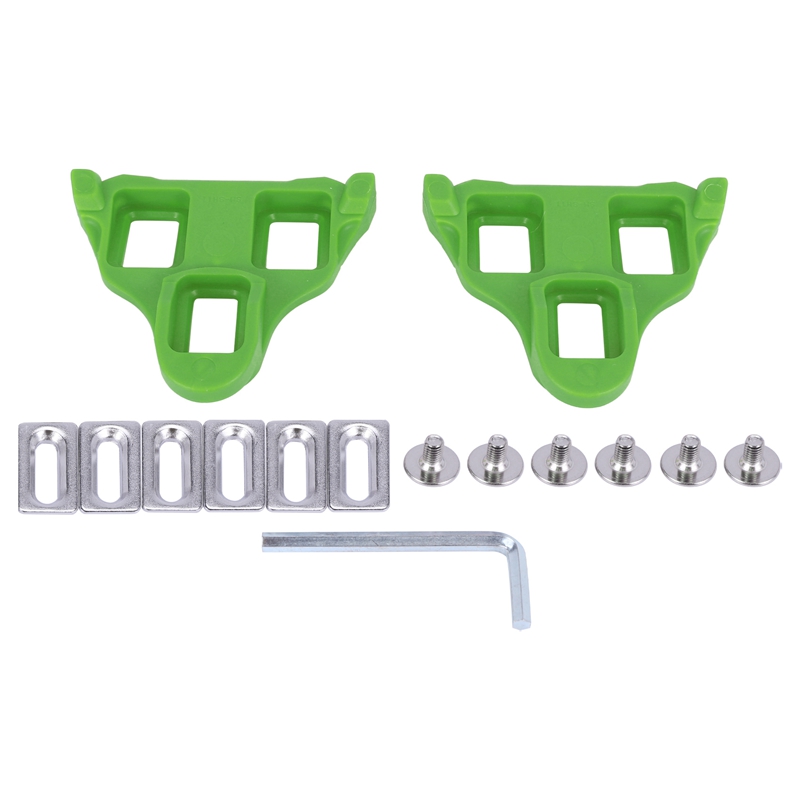 6° Road Bike Cleats Set Self-Locking Bicycle Pedals Lock Cleats for Shimano SPD System Shoes Float Cycling Shoes
